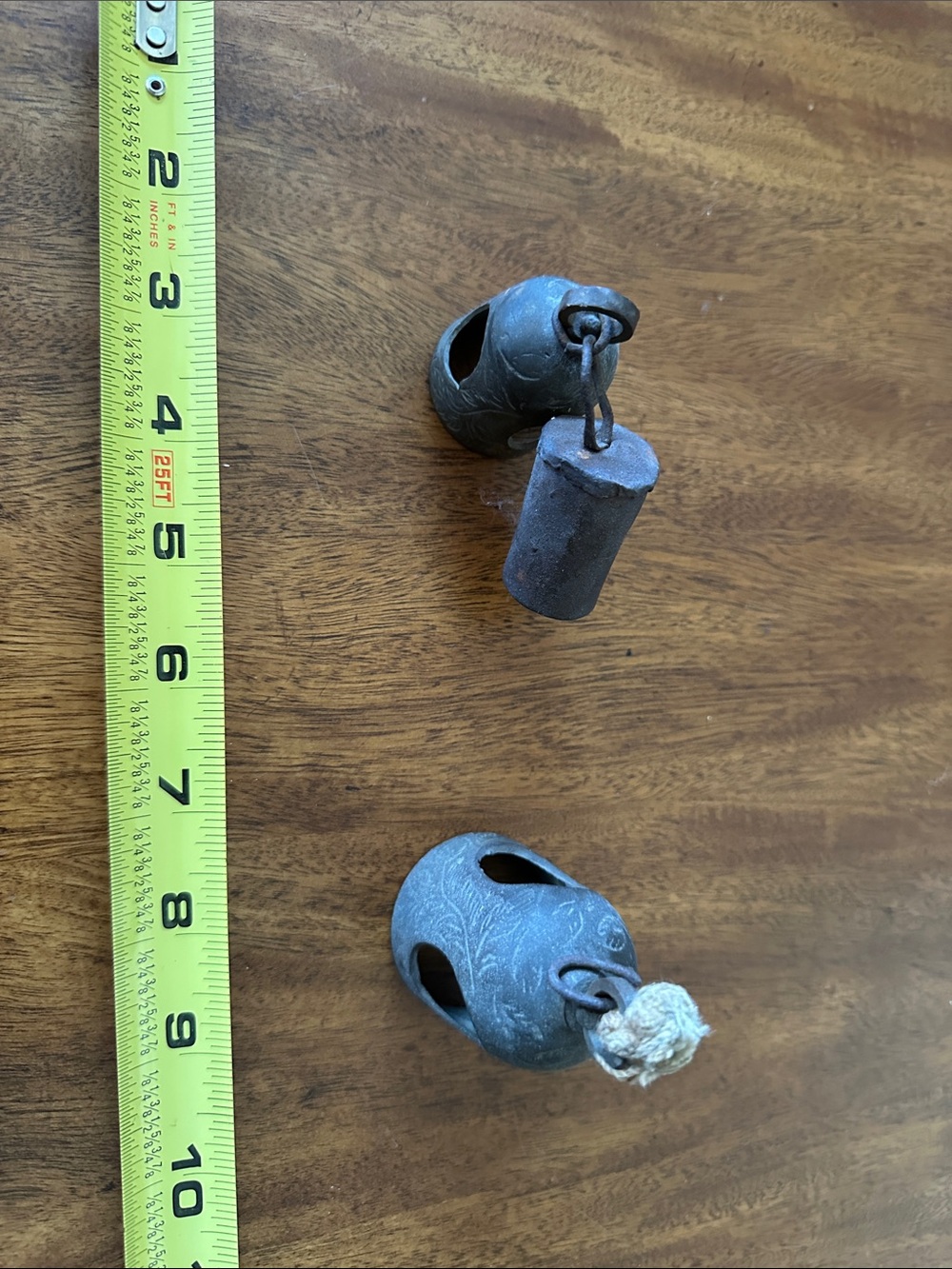 Vintage Cow Bells with Decorative Patterns